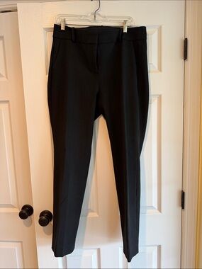 J. Crew Cameron Black Straight-Leg Dress Pants